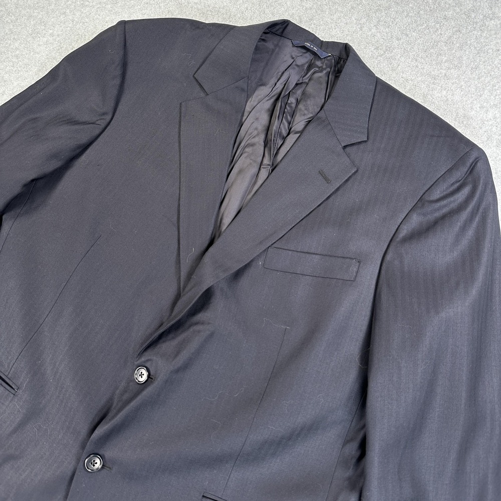 Brooks Brothers Blazer Sport Coat Mens 46 Blue Wool Loro Piana Two Button - Picture 2 of 13
